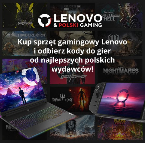 Lenovo wspiera polski gaming! Kup dowolny sprzęt gamingowy Lenovo i odbierz  pakiet polskich gier - TechGaming