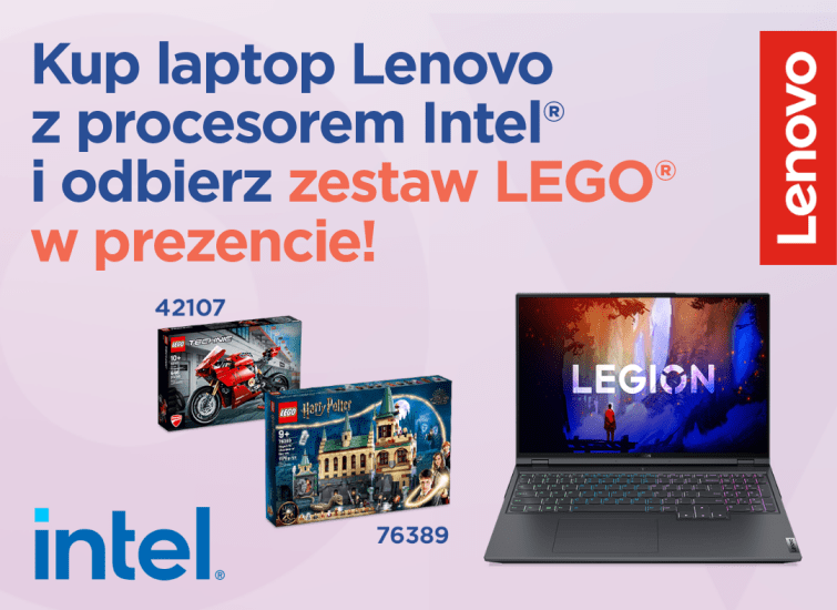 LEGO® w prezencie do wybranych laptopów i tabletów Lenovo