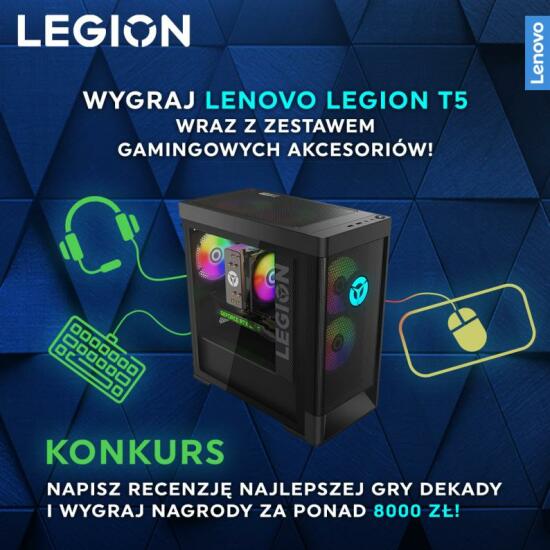 Uwaga, konkurs! Do wygrania komputer Lenovo Legion T5 i nie tylko