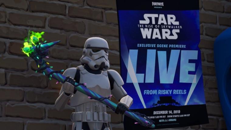 W Fortnite obejrzyjcie fragment filmu Star Wars 9 przed jego premierą!