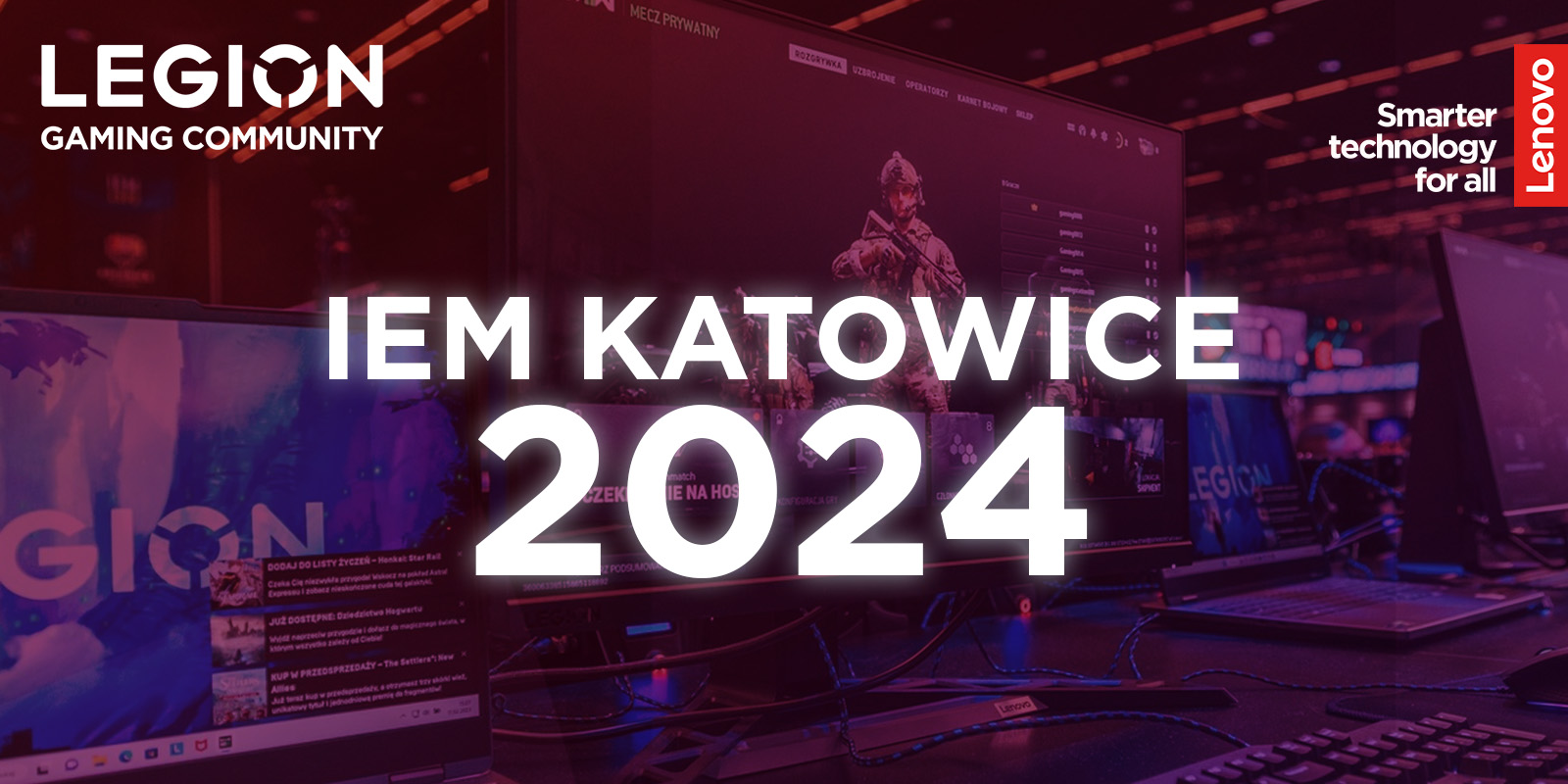 Legion znów na IEM 2024! Lenovo Gaming