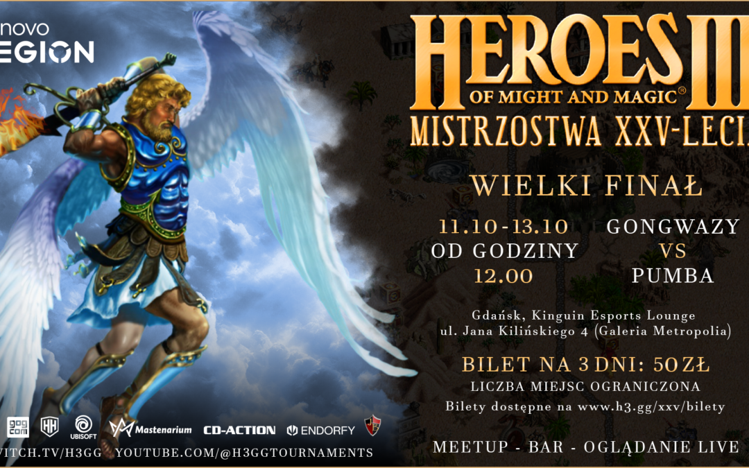 Wielki Finał Mistrzostw XXV-lecia Heroes of Might and Magic III by Lenovo Legion