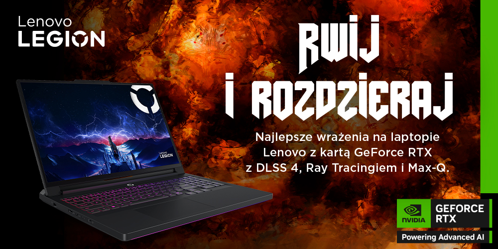 Rwij i rozdzieraj z Lenovo Legion Pro 7i – nowy wymiar grania z kartą GeForce RTX 5090