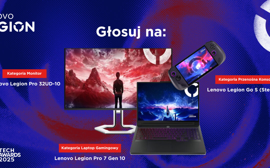 Lenovo z&nbsp;nominacjami w&nbsp;Tech Awards 2025! Zagłosuj na&nbsp;najlepsze technologie roku